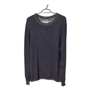 The Normal Brand Brown‎ Black Marled Pullover Sweater Size Large